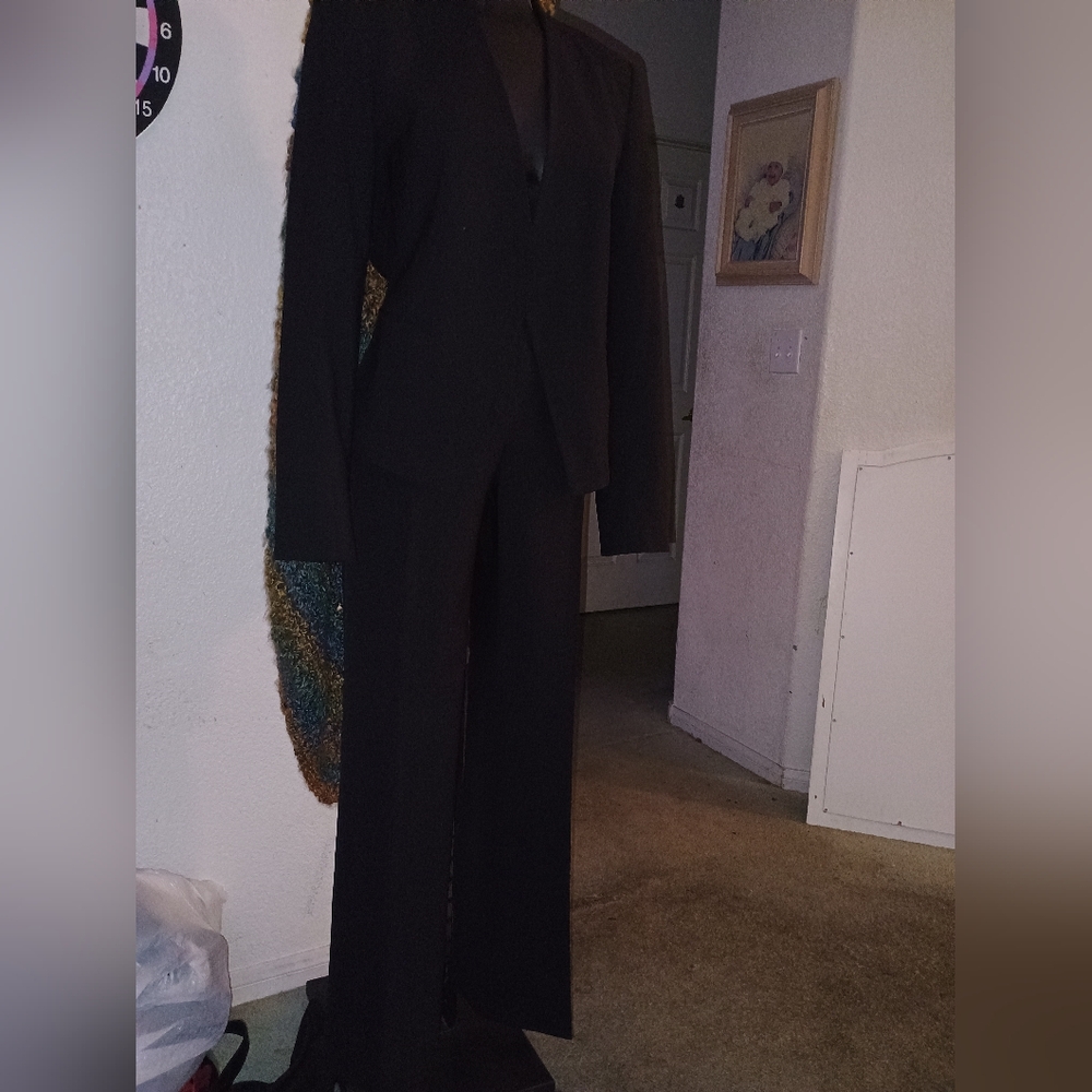 Chic Black Suit Set